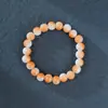 Pulsera de Cristal Rosa-Morado para Mujer al por Mayor, Cuentas Budistas Suaves Envolviendo el Dedo, Juguete para Aliviar el Estrés para Estudiantes, Pulsera de Amistad Degradada para Hombres