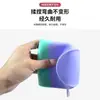 Bolsa cilíndrica de silicona para lápices, Bolsa de lápices portátil, Bolsa de almacenamiento de maquillaje con cremallera, Bolsa para lápices de estudiante con logo imprimible
