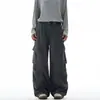 2026 Pantalones Cargo Desestructurados de Bolsillos Múltiples Retro Vintage Americano Nuevos para Hombres y Mujeres, Pantalones Anchos Holgados de Nicho