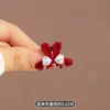 2026 Novo Grampo de Cabelo Vermelho de Ano Novo Grampo Lateral para Mulheres Presilha de Cabelo de Alta Qualidade Acessório de Cabelo Grampo de Cabelo Presilha para Franja