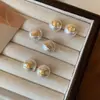 Pendientes de Perla con Letra de Diseñador Únicos para Mujer, Pendientes Versátiles y Elegantes de Celebridad de Internet