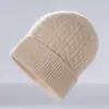 Gorro de cachemira, nuevo estilo otoño e invierno, unisex, moderno, casual, cálido, protector de orejas, a prueba de frío, gorro de punto