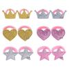 Amazon Glitch Corda de Cabelo para Menina Coroa Fosca Acessório de Cabeça Infantil Bebê Fofo Estrela de Cinco Pontas Cabelo 933
