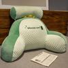 Almohada Suave para Cama de Frijol Picado de Hielo Almohada de Respaldo Grande para Sofá Almohada de Cama Almohada para Leer en la Cama Cojín de Protección para la Cintura Verano
