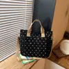 Bolso bandolera tote versátil de lunares estilo coreano transfronterizo, nuevo, elegante, de alta calidad, retro, casual