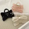 Pinza para el Cabello de Gasa Tridimensional Estilo Coreano Pinza de Agarre para Medio Peinado Femenino Pinza Tiburón Avanzada de Temperamento