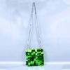 Bolsa de Lantejoulas Coloridas com Gradiente Francês Novo Personalizado Tecido à Mão Escama de Peixe Lantejoula Brilhante Ombro Transversal Porta Celular