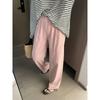 Calças Lyocell Tencel Femininas 2024 Novas Calças Casuais Finas Calças de Cintura Alta Calças Femininas