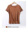 Venta al por mayor del fabricante Ciudad de Zhuming Estilo Primavera y Verano Nuevo Top de Manga Corta para Mujer con Encaje Fruncido, Ropa de Dormir Ligera y Transpirable
