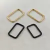 Hebilla Cuadrada de Alambre de Hierro al por Mayor 3.8mm Hebilla Cuadrada Metálica Ajustable para Correa DIY Hebilla para Correa de Bolso Hebilla de Ajuste para Correa de Hombro