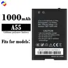 Adecuado para la batería del teléfono móvil Micromax A55, placa de carga rápida duradera completamente nueva de 1000 mAh, venta al por mayor de fábrica para comercio exterior