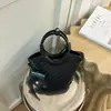 Bolso pequeño vintage de alta gama para mujer, nuevo bolso cruzado versátil de moda 2026, bolso de mano exquisito y súper popular, bolso tipo cubo