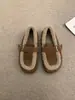Zapatos peludos para mujer sin cordones, colección otoño/invierno 2025, estilo retro, gamuza, cálidos, forrados de felpa, cómodos sin cordones estilo Birkenstock
