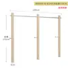 Estante de exhibición para tienda de ropa madera de mar acero inoxidable montado en la pared simple colgante lateral de piso estante de exhibición tienda de ropa de mujer estante de ropa