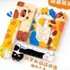 Colgante de Regla con Forma de Pata de Gato Mini, Regla Linda con Forma de Animal, Regla Pequeña de Acrílico para Estudiantes, Dibujo y Medición