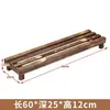Escalones de Madera Maciza Reposapiés Madera Carbonizada para Exteriores Madera Anticorrosión Escalera para Macetas de Flores Soporte de Suelo Balcón Exterior Multicapa para Flores Suculentas