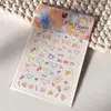 Adesivos de Unha Sanrio para Crianças, Arte de Unha Fofa e Divertida, Peças de Unha para Estudantes, Peças de Unha Doces, Unhas Vestíveis para Crianças