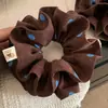 Gomas para el pelo de tela de alta gama estilo retro coreano para Otoño e Invierno para Mujer, Accesorios Versátiles para Cola de Caballo Baja estilo perezoso