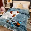 Manta Raschel Doble Engrosada Manta de Invierno Manta Roja de Boda Manta para Siesta Manta Cálida Regalo Venta al por Mayor