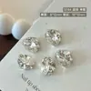 Novos Acessórios de Nail Art de Ovo de Pomba de Cristal K9 Sem Base, Strass de Unha Brilhantes de Luxo Leve Acabados