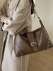 Bolso de Hombro de Remaches de Gama Alta para Mujer 2026 Nueva Moda Retro Gran Capacidad Bolso de Axila Bolso Tote para Viajes de Negocios Moderno
