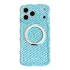 Funda Magnética con Borde Retorcido de Lunares Dopamina para iPhone 18 Pro Max, Soporte Apple 17, 16 Funda Suave