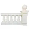 Molde para Barandal Columna Romana Barandal de Balcón Engrosado Barandilla Molde para Columna de Jarrón de Cemento Modelo de Valla Plantilla de Construcción