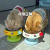 Comedero para gatos de acero inoxidable transfronterizo, esquema de colores dopamina antideslizante, comedero elevado, cuenco para gatos, cuenco para perros, cuenco para mascotas, accesorios para mascotas