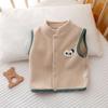 Chaleco de otoño e invierno para niños, chaleco cálido con forro polar de clase Aa para bebés, ropa de bebé Anyang de una generación de cabello