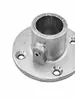 Conector de tubería de acero de 20/25/32 mm base de aleación de aluminio de 6 puntos junta de tubería redonda sujetador de T de tubería galvanizada de 1 pulgada