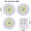 Luz LED de aplauso transfronteriza COB control remoto inalámbrico luz de inducción interruptor táctil multifunción luz de noche para dormitorio luz de pared