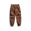 Pantalones Jogger de Trabajo Tridimensionales Estilo Americano G-Stone con Hebilla de Correa Lateral, Pantalones de Trabajo Duraderos para Exteriores con Puño