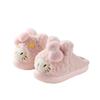 Pantuflas de Algodón de Invierno de Dibujos Animados Lindos para Interior y Exterior, Cálidas y Antideslizantes, Pantuflas para el Hogar para Padres e Hijos