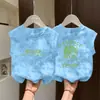 Tops sin mangas 100% Algodón Puro, Chalecos para Niños, Ropa de Verano para Niños y Niñas, Camisetas Finas sin Mangas Estilosas para Niñas