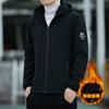 Chaqueta con Capucha para Hombre 2024 Primavera Otoño Nueva Casual Combinable Top Chaqueta con Cuello Abrigo Ropa para Hombre