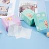 Algodón desmaquillante Uniel 100 en caja, algodón cosmético, compresa húmeda fina, desechable, algodón limpio, venta al por mayor