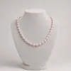 Collar corto vintage estilo Chanel con cuentas, cadena para suéter de perlas de imitación de 10 mm de moda, cadena de cuentas redondas simple para todo tipo de atuendo para mujer