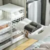 Caixa de Armazenamento de Miçangas Perler de Plástico Prateleira Porta-Arquivos Organizador de Armário de Guarda-Roupa Camadas Divisórias Tipo Gaveta
