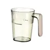Taza para Enjuague Bucal Luz de Lujo Sentido de Alta Gama Hogareña Estante Transparente Taza para Lavar Baño Pareja Taza para Cepillo Fábrica Venta al por Mayor