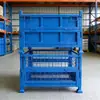 Precio de fábrica venta caja de plástico plegable tipo jaula de mariposa caja de plástico plegable cesta de clasificación para paquetería se puede apilar en varias especificaciones