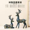 Artesanato em Resina, Novas Decorações de Sala de Estar Estilo Chinês, Armário de Vinho, Decorações de Veado para Hall de Entrada, Presentes de Inauguração de Casa, Cristal para o Festival da Primavera