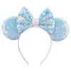Faixa de Cabeça Nova Transfronteiriça da Amazon Acessórios de Cabelo para Bebê de Férias Faixa de Cabelo de Leopardo AliExpress Faixa de Cabeça Infantil do Mickey