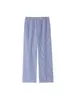 Pantalones casuales a rayas de verano simples marca Z, pantalones largos nuevos, estilo europeo y americano, ropa de mujer de pierna ancha transfronteriza, ligero al por mayor 202ZA