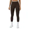 Pantalones de yoga europeos y americanos transfronterizos, elásticos para fitness y running, de cintura alta, levanta glúteos, ajustados, color melocotón, con color de contraste, pantalones deportivos para gimnasio