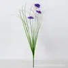 Arreglos Florales de Pensamientos Artificiales Transfronterizos para Decoración del Hogar, Decoración de Bodas, Flores Artificiales para Exteriores, Flores Artificiales al por Mayor