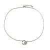 Collar de anillo Mobius para mujer, de alta calidad, ligero, de lujo, diseño de nicho, combina con todo, nuevo estilo 2024, cadena de clavícula, collar de moda.