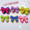 Accesorios de resina para bricolaje, carcasa de teléfono móvil, accesorios de bricolaje, material hecho a mano, hebilla de zapato, accesorios de resina, venta al por mayor, doble lazo