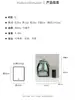 Mochila escolar de lunares gran capacidad insignia transparente bolsa para lápices para ir al trabajo mochila escolar casual bolsa transparente bidimensional para lápices