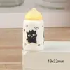 Simulación tridimensional de dibujos animados, botella de leche, pegamento de crema creativo, hecho a mano, DIY, paquete de materiales para accesorios de joyería de resina, venta al por mayor