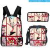 Mochila Transfronteiriça Amazon Nova Hell Inn Hazbin Hotel Mochila Redutora de Peso Conjunto Bolsa de Ombro Estojo